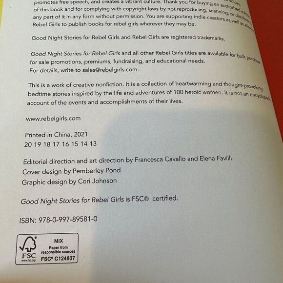 Good Night Stories for Rebel Girls: 100 Tale of Extraordinary Women Motivational - Picture 11 of 16